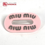 กิ๊บติดผม MIUMIU โลโก้ประดับเพชรพลอย