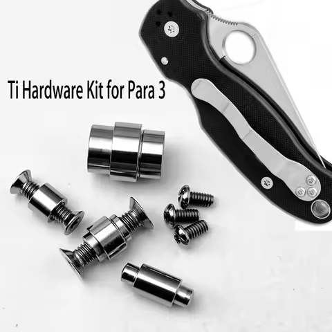 Full Set Titanium Alloy Nail for Knife C223 Screw Spider Handle Screw C223 Para 3 Blade Screw EDC Kn