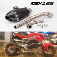 Motorcycle Modified Exhaust Pipe Muffler MSX125 Front Section MSX125 Exhaust Pipe GROM125