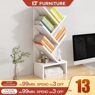 Rak buku Tree Shape Book Rack TableTop Rack 3 Tier/5 Tier Book Rack Desk organizer Bookcase Table Bo
