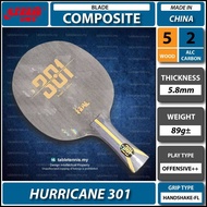 DHS Hurricane 301 Table Tennis carbon Blade Paddle Bat Racket Ping Pong Handshake-FL