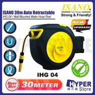 ISANO 30m x ½'' (IHG-04) Automatic Retractable Hose Reel / Auto Rewind Wall Mount Water Pipe 1/2'' (