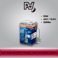 OSRAM Cool Blue Advance XENARC HID Bulb | D1S D2S D3S D4S | 1BOX(1PC) | 100% Original | Flash Auto