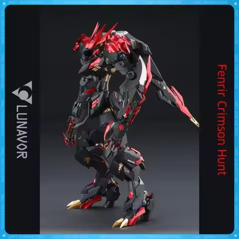 MG 1/100 Lunavor Fenrir Barbatos Lupus Rex Black Wolf ASW-G-08 Bloody Pursuit Assembly Model Kit Pla