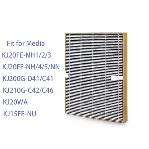 Suitable for Midea air purifier KJ20FE-NH1/NH2/NH3 filter KJ200G-D41/C42 filter element 310*242*35mm