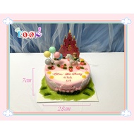Baby riding a horse + 4cm accessory stand to decorate cakes and jelly