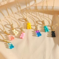 Vega Jewellery Candy Gummy Bear Color Necklace Gummy Bear Necklace | Bear necklace
