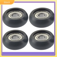 [HOT SALE]4pcs Gym Equipment Roller Wheels Rowing Machines Rollers Guide wheel 32X12x8mm