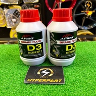 APIDO BRAKE FLUID OIL MINYAK BREK BRAKE APIDO DOT 3 300ML MOTORCYCLE BRAKE FLUID APIDO DOT 3 DOT3 EX