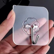 Adhesive hook, strong adhesive hook, no drilling required, no-trace, heavy-duty adhesive, transparen