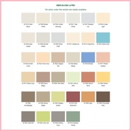 ◹ ♨ BOYSEN PERMACOAT LATEX PAINT COLOR SERIES FAINT SILVER (B-7514)