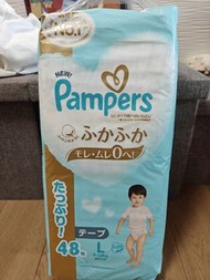 日版 Pampers ふかふか L 48片 尿片