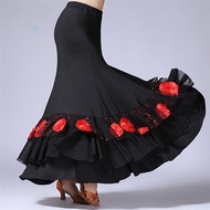 Flamenco Váy Tập Khiêu Vũ Váy Tây Ban Nha Múa Bụng Khiêu Vũ Hình Vuông Lạ Mắt Váy Biểu Diễn Khiêu Vũ