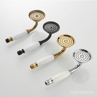 Stainless Steel European Style Rose Gold Handheld Shower Head Antique Black Antique Shower Small Noz