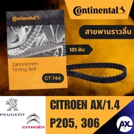 CONTINENTAL Peugeot P205 306 CITROEN AX1.4 (101 Teeth) CT744 Camshaft Belt P205 P306 Citr