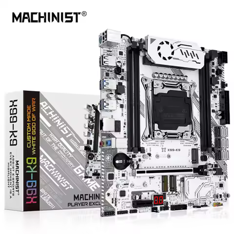 Machinist K9 With TPM2.0 X99 motherboard LGA2011-3 support Intel Xeon E5 2667 2650 V4V3 CPU DDR4 ECC