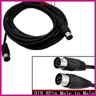 LID Long 8 PIN DIN Cable Male to Male Extension Cord for Bang and Olufsen 2