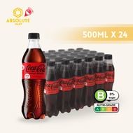 COKE ZERO (No Sugar) 500ML X 24 (BOTTLE)