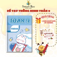 Smart Bee notebook for studying well SketchNote Math 9, notebook summarizing all 9th grade Math know