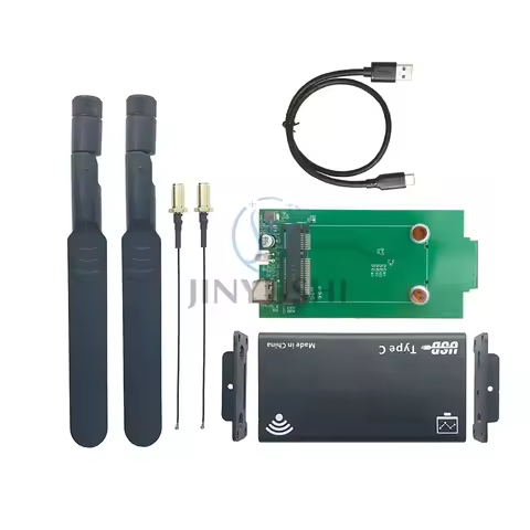 MINI PCIE Adapter with enclosure WIFI Adapter for all Mini pcie modem as SIM7100E ME909S-120 EC25-E 