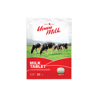 Umm milk นมอัดเม็ด รสหวาน ขนาดซอง 20 กรัม อืมม มิลค์