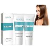 2Pcs EELHOE Keratin Treatment Hair Straightening Cream