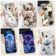Shockproof Case For Vivo Y19 1915 Casing Popular Flower Rose Soft Silicone TPU Back Cover For Vivo Y