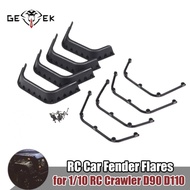 RC Car Widen Fender Flares for 1/10 RC Crawler RC4WD D90 D110 Defender Body Upgrade Parts