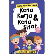 Kartu Kata Pertama: Kata Kerja & Kata Sifat - Oopredoo Flash Card