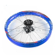 blue Front 1.40x14" inch Rear 1.85x12" inch aluminium Alloy Wheel Rim For 160cc 150CC Dirt Pit bike 