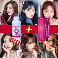 1 Set (colour + peroxide) Major SHOUPIN COLOUR / Hair colouring / Multicolour /Developer 染发膏染发剂 pewa