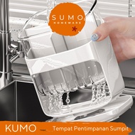 SUMO - KUMO Aesthetic Chopstick Holder Transparent Cutlery Organizer Aesthetic Cutlery Dryer Modern 