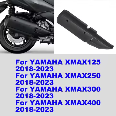 Motorcycle exhaust protection cover heat shield For YAMAHA XMAX-125 XMAX-250 XMAX-300 XMAX-400 2023 
