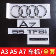 Suitable for Original Factory First Car Audi Car Rear Label a3a5 Car Label a7 Rear Word Label 45TFSI