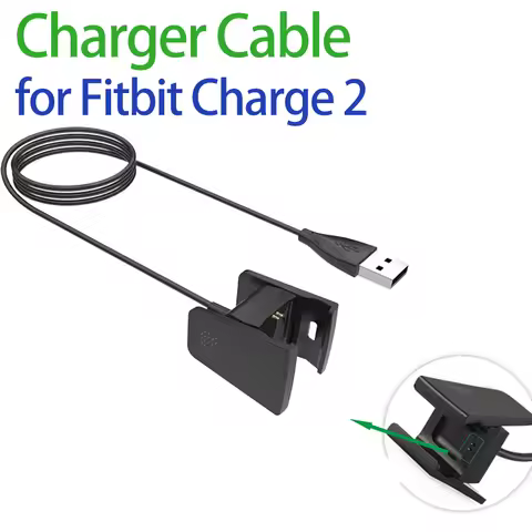 For Fitbit charge2 USB Charger Smart watch Charger Cable Fitness Tracker Replacement Charger