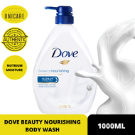 DOVE BEAUTY NOURISHING BODY WASH (1L)