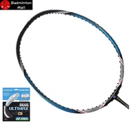 Apacs Commander 50 Black Blue【Install with String】Yonex BG66 Ultimax Original Badminton Racket (1pcs)