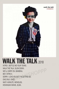 Poster Cover Album Walk The Talk - Pamungkas