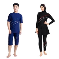 EDORA ADAM HAWA Couple Swimwear for Men and Women