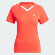 adidas Golf Ultimate365 Tour HEAT.RDY V-Neck Golf Top Women Orange HY7204