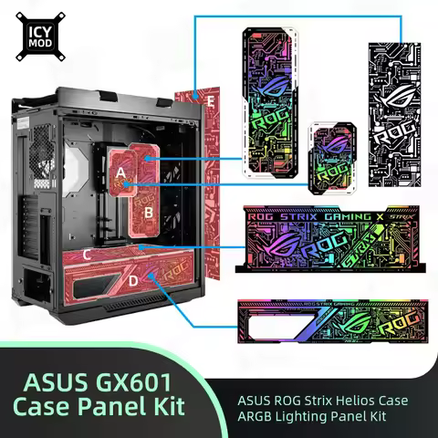 ASUS GX601 Case Lighting panel kit ARGB Laser Engraved Lighting Plate ROG Strix Helios Refit Custom 
