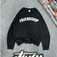 CREWNECK G10RD4N0 FRIENDSHIP BLACK HRVS