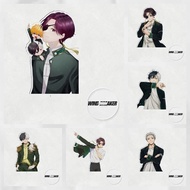 Standee Anime Wind Breaker Acrylic Model Sakura Haruka Suo Hayato Umemiya Hajime Study Desk Decorati