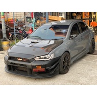 carbon fiber ganard fit untuk mitsubishi lancer gt proton inspira varis v1 bumper add on performance look brand new