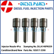 4Pcs Diesel Fuel Injector Nozzle 105017-3590 DLLA140PN359 1G92453612 for Kubota V2403 V2403T