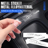 3D Car Metal Creative Stickers Waterproof Dirt-proof Stickers For Audi SLine A4 B7 B8 B9 A3 8P 8V 8L