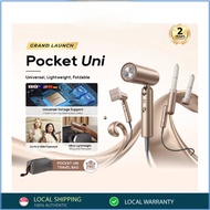Voltix Dreame Pocket Uni Hair Dryer | SmartVolt™ Global Voltage | Travel-Friendly | Curling, Unfrizz