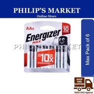 (Bundle of 3) Energizer Max AA Alkaline Batteries Pack of 6