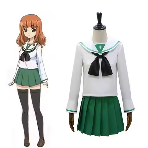 SingXeng Anime Girls und Panzer Oarai Cosplay Costume Girls Sailor Suit School JK Uniform Dress Cust