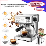 Professional Espresso, Cappuccino, Latte coffee maker. Premium American brand HiBREW - H10